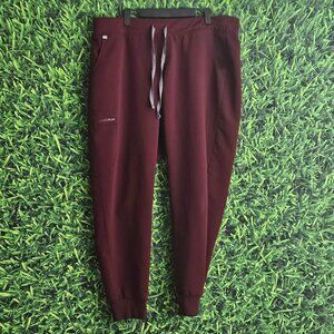 Ladies Burgandy XXL Technical Scrubs Bottoms